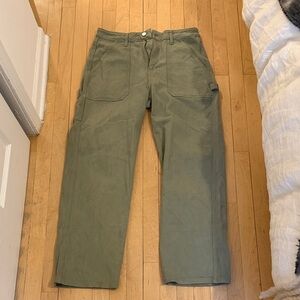Women's Green Cargo Pants